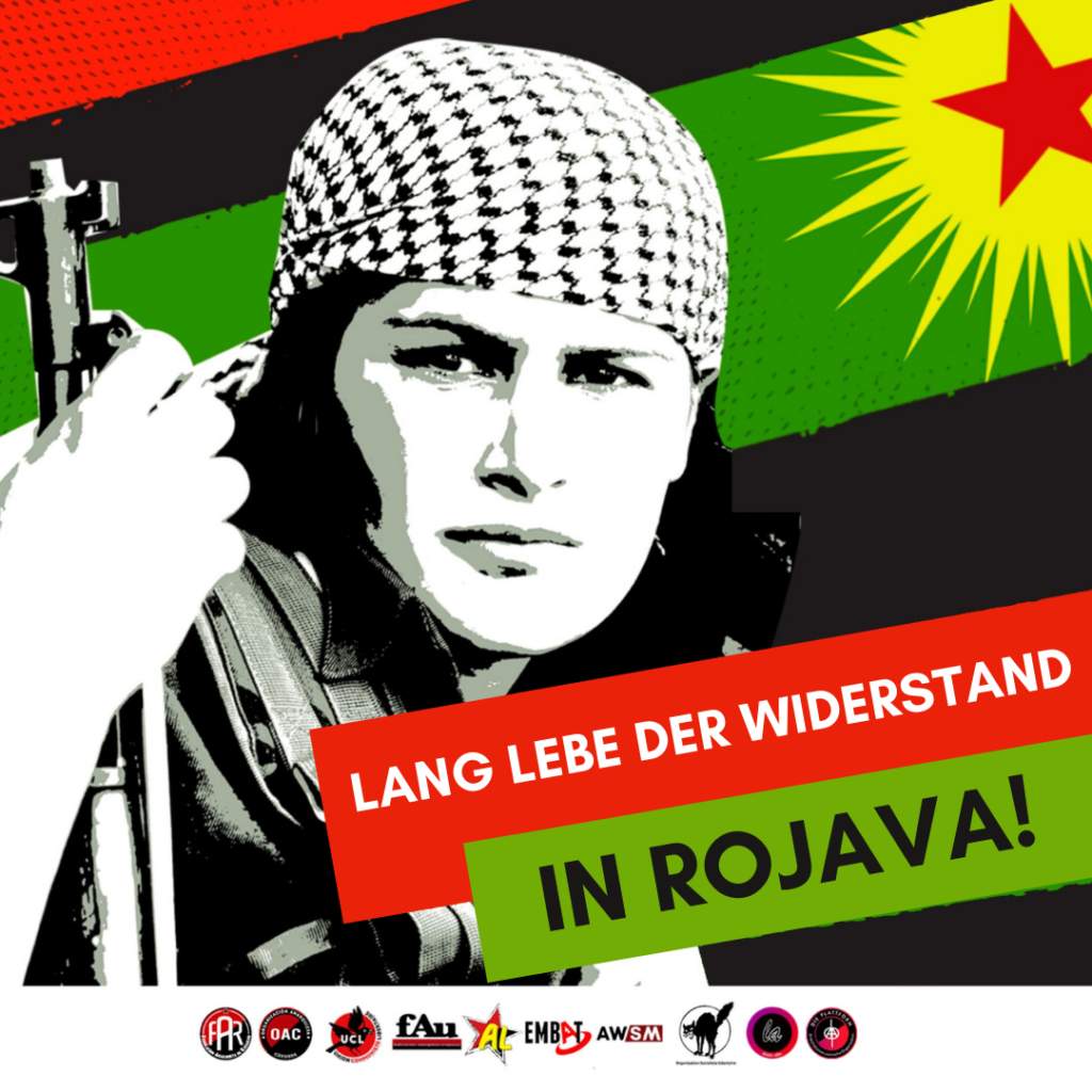 Die revolution. Revolution in Rojava Art.