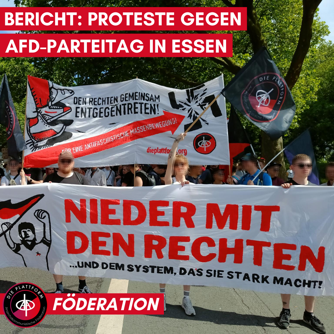 Bericht: Proteste gegen AfD-Parteitag in Essen