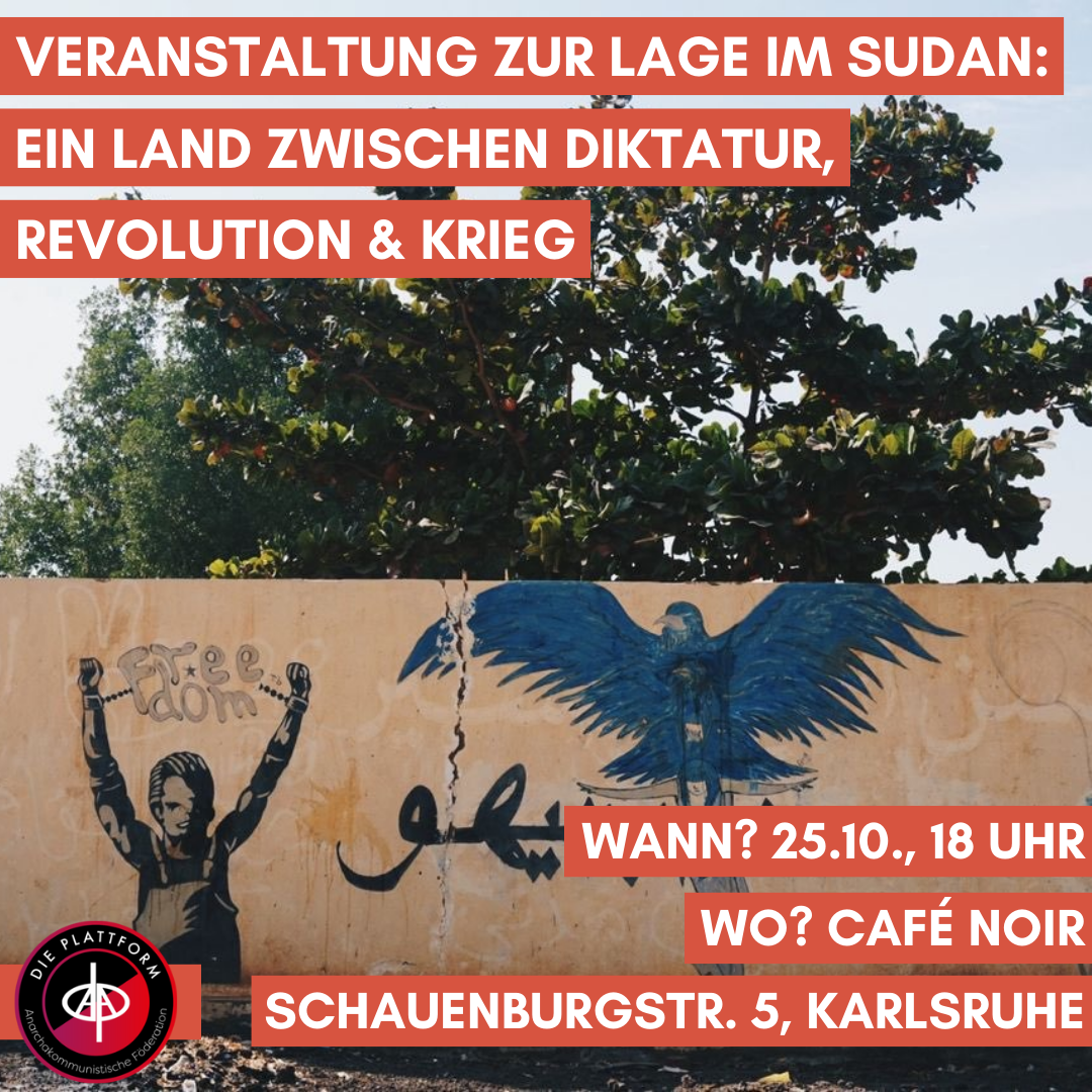 Veranstaltung in Karlsruhe: Sudan zwischen Diktatur, Revolution & Krieg